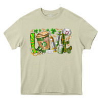 Mossy St Patricks love nurse Heavy Core Tee - RacoonDesign