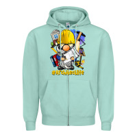 Seafoam Architect life gnome Zipper Hoodie - BarkalooDesign