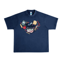 Navy teacher Urban Heavy Tee - MaliasSmallBusiness