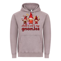 Vintage Zinc chilling with my gnomies Vintage Hoodie - NancyCooperArtShop