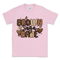Bubblegum Pink brown sugar babe Classic Tee - MaliasSmallBusiness
