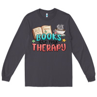 Smoke books are my therapy Long Sleeve Tee - MaliasSmallBusiness
