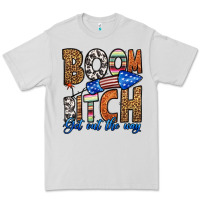 Dove Grey boom bitch get out the way Premium Tee - HRA Design Shop