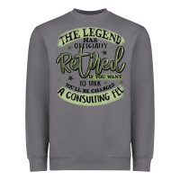 Storm the legend has officially retired Heavyweight Sweatshirt - MaliasSmallBusiness