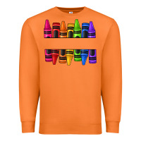 Carrot custom name crayons Premium Sweatshirt - texasbilliewilder