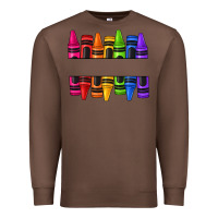 Chestnut custom name crayons Premium Sweatshirt - texasbilliewilder
