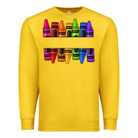 Lemon custom name crayons Premium Sweatshirt - texasbilliewilder