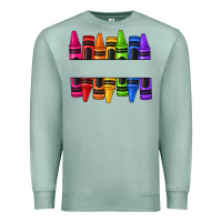 Seafoam custom name crayons Premium Sweatshirt - texasbilliewilder