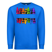 True Royal custom name crayons Premium Sweatshirt - texasbilliewilder