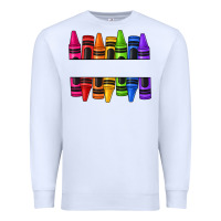 White custom name crayons Premium Sweatshirt - texasbilliewilder