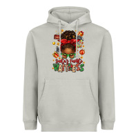 Moon Dust santa's favorite waitress messy bun Heavyweight Hoodie - texasbilliewilder