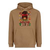 Toasted Coconut santa's favorite waitress messy bun Heavyweight Hoodie - texasbilliewilder