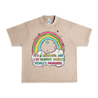 French Oak beautiful day to respect pronouns Urban Heavy Tee - MaliasSmallBusiness
