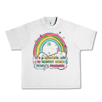 Lunar Rock beautiful day to respect pronouns Urban Heavy Tee - MaliasSmallBusiness