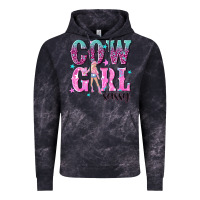 Cloud Black cowgirl sassy with pink cowgirl Vintage Hoodie - NancyCooperArtShop