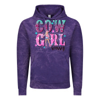 Cloud Purple cowgirl sassy with pink cowgirl Vintage Hoodie - NancyCooperArtShop
