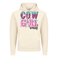 Vintage Artic cowgirl sassy with pink cowgirl Vintage Hoodie - NancyCooperArtShop
