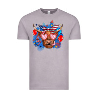 Vintage Zinc western america cow Vintage Tee - JahusDesignShop