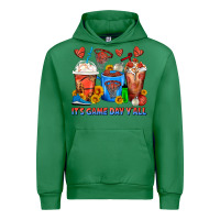 Emerald It's Game Day Y'all Basketball Coffee Cups Urban Hoodie - FaDigitalArtStudio