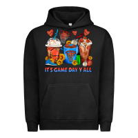 Pigment Black It's Game Day Y'all Basketball Coffee Cups Urban Hoodie - FaDigitalArtStudio