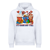 White It's Game Day Y'all Basketball Coffee Cups Urban Hoodie - FaDigitalArtStudio