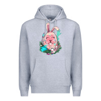Heather Grey Easter egg Nurse Easter Day Premium Hoodie - HowdyJamesFarm
