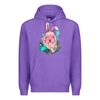 Purple Easter egg Nurse Easter Day Premium Hoodie - HowdyJamesFarm