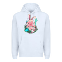 White Easter egg Nurse Easter Day Premium Hoodie - HowdyJamesFarm