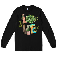 Black plant love Long Sleeve Tee - NancyCooperArtShop