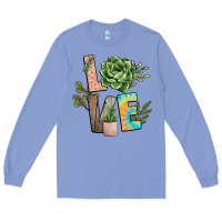 Colony Blue plant love Long Sleeve Tee - NancyCooperArtShop