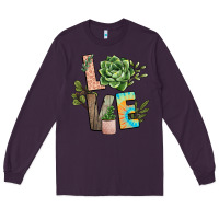 Plum plant love Long Sleeve Tee - NancyCooperArtShop