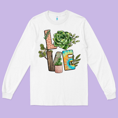 Plant Love Long Sleeve Tee Designed By Nancycooperartshop