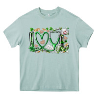 Arona st.patricks love nurse Heavy Core Tee - RacoonDesign