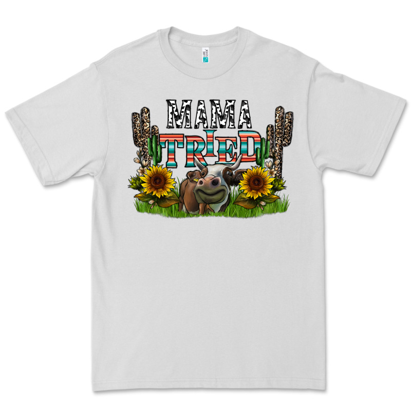 Mama Tried1 Premium Tee by CowhideDigitalArt | Teevron