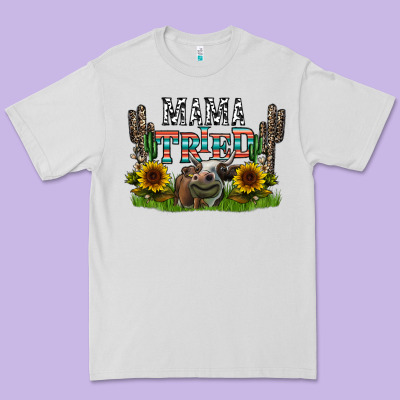Mama Tried1 Premium Tee Designed By Cowhidedigitalart