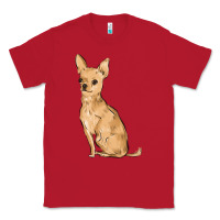 Red chihuahua Classic Tee - MaliasSmallBusiness