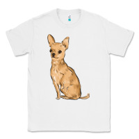 White chihuahua Classic Tee - MaliasSmallBusiness