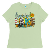 Matcha living on lake time Ladies Tee - HRA Design Shop