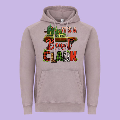It's A Beaut Clark Christmas Vacation Car Vintage Hoodie Designed By Jasminsmagicworld