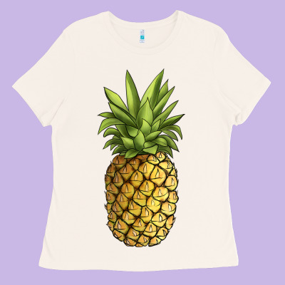 Pineapple Ladies Tee Designed By Jahusdesignshop