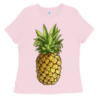Bubblegum Pink pineapple Ladies Tee - JahusDesignShop