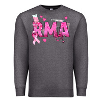 Charcoal Heather breast cancer rma registered medical assistant Premium Sweatshirt - texasbilliewilder