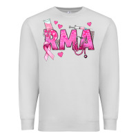 Dove Grey breast cancer rma registered medical assistant Premium Sweatshirt - texasbilliewilder