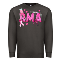 Smoke breast cancer rma registered medical assistant Premium Sweatshirt - texasbilliewilder