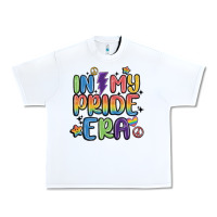 White in my pride era Urban Heavy Tee - MaliasSmallBusiness