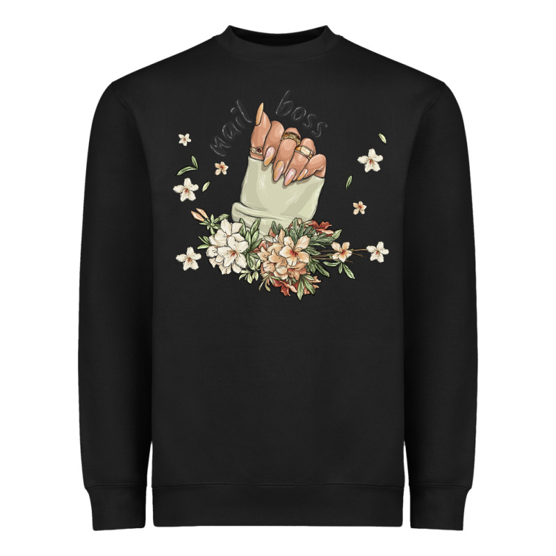 Nail Boss Heavyweight Sweatshirt by MaliasSmallBusiness | Teevron