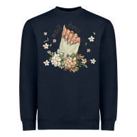 Navy nail boss Heavyweight Sweatshirt - MaliasSmallBusiness