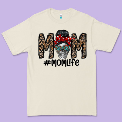 Mom Life Premium Tee Designed By Cowhidedigitalart