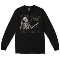 Black there it goes my last flying fck Long Sleeve Tee - MaliasSmallBusiness