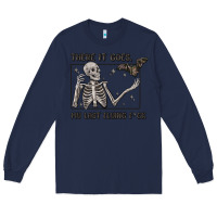 Navy there it goes my last flying fck Long Sleeve Tee - MaliasSmallBusiness
